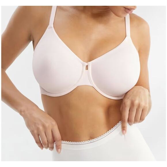 Bare Necessities Soft Pink Delicacy Absolute Minimizer Bra 32H NEW - Picture 1 of 8